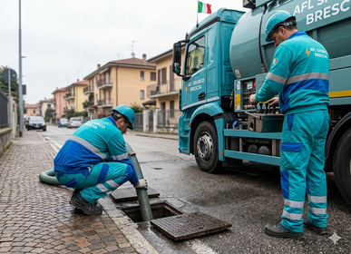 Servizio di pronto intervento spurghi attivo h24 a Brescia e provincia.
